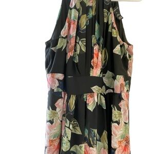 INC International Concepts Black Polyester Halter Maxi I Dress them